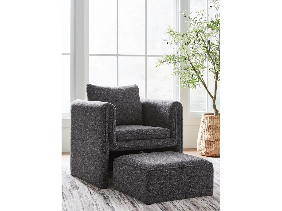 Vreni Accent Chair with Ottoman