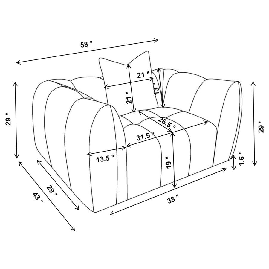 Winchester Boucle Upholstered Chair
