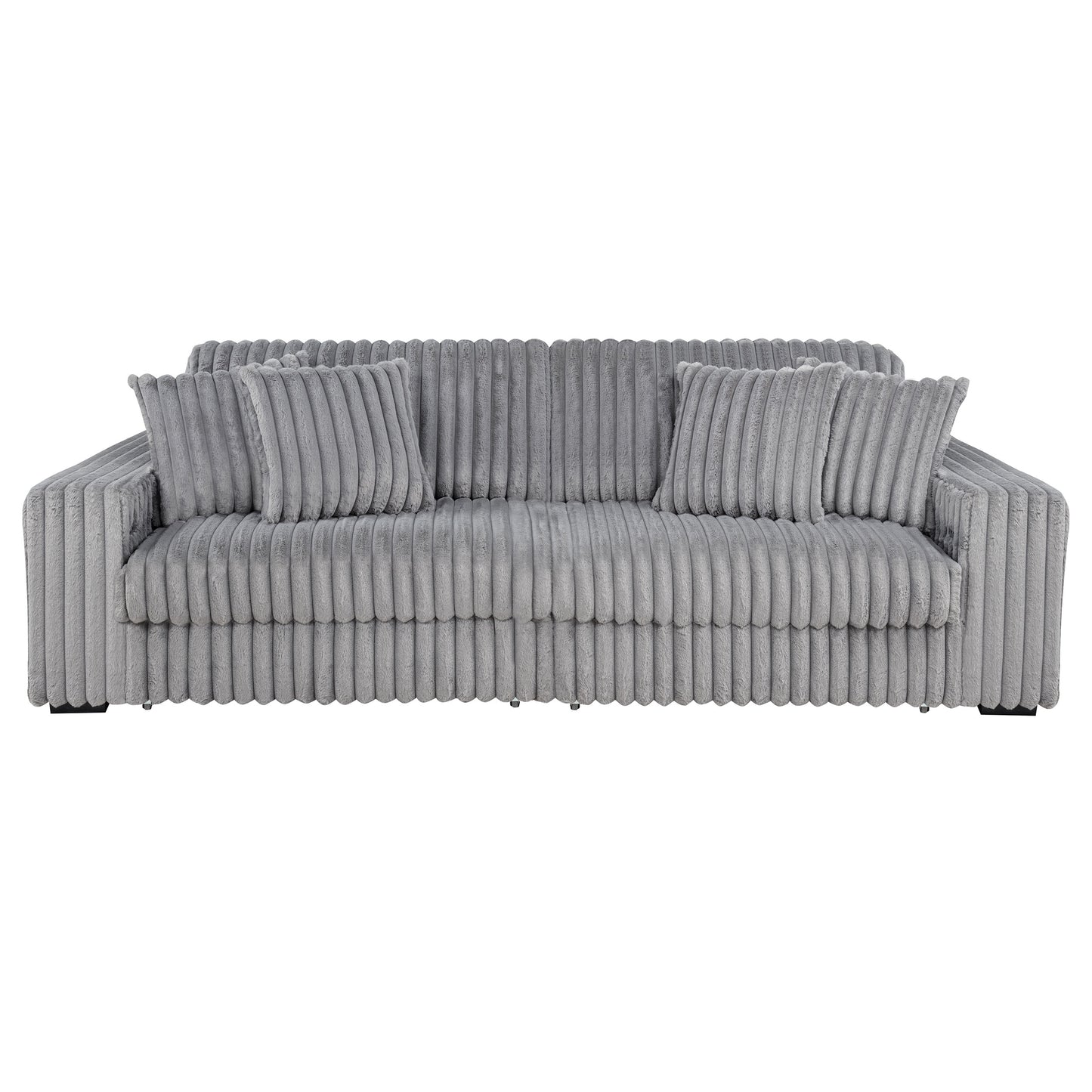 Corduroy Dual Power Chaise Sofa