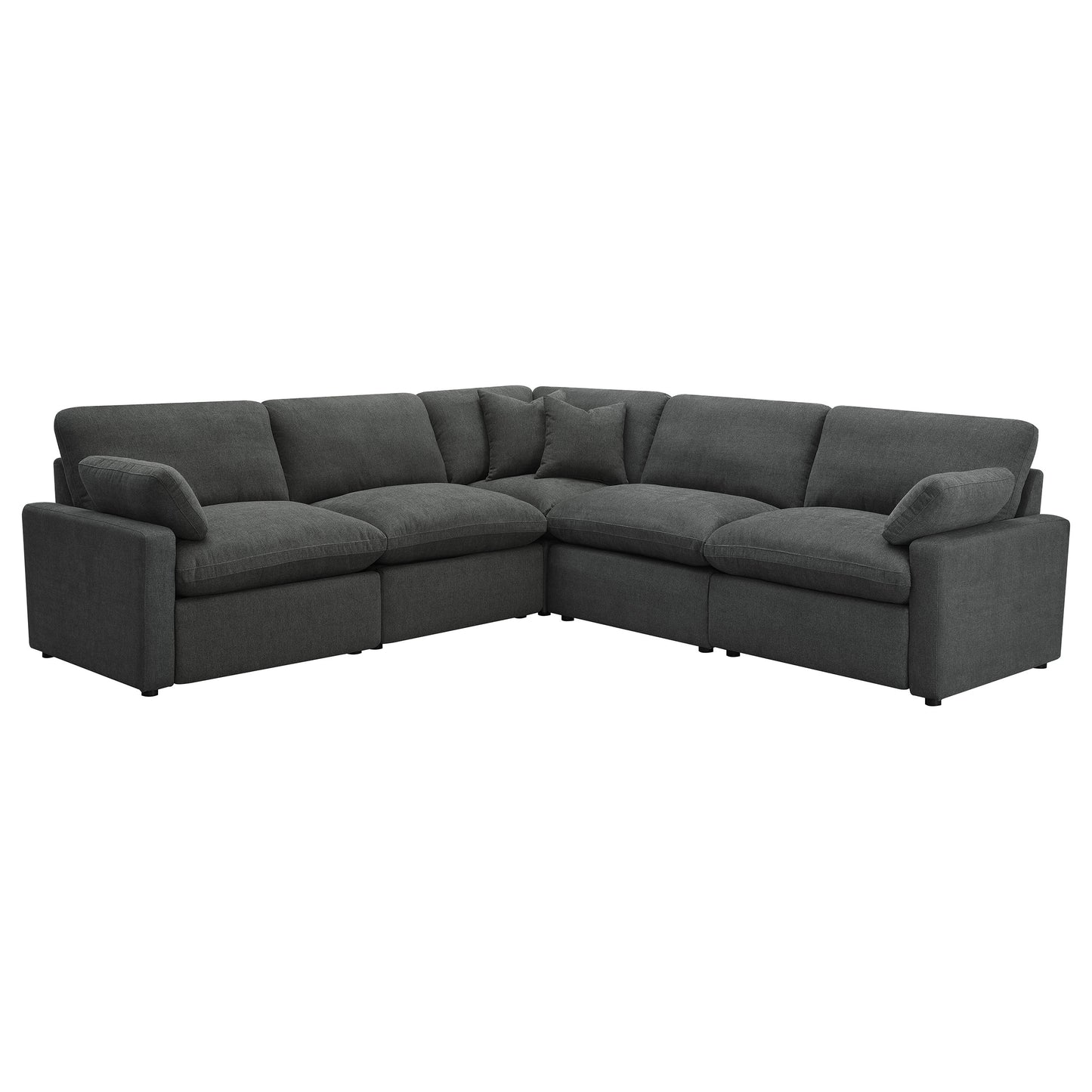 Collins 5-Piece Modular Power Reclining Sectional Dark Gray