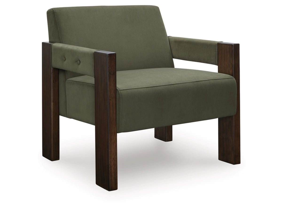Adlanlock Velvet Accent Chair