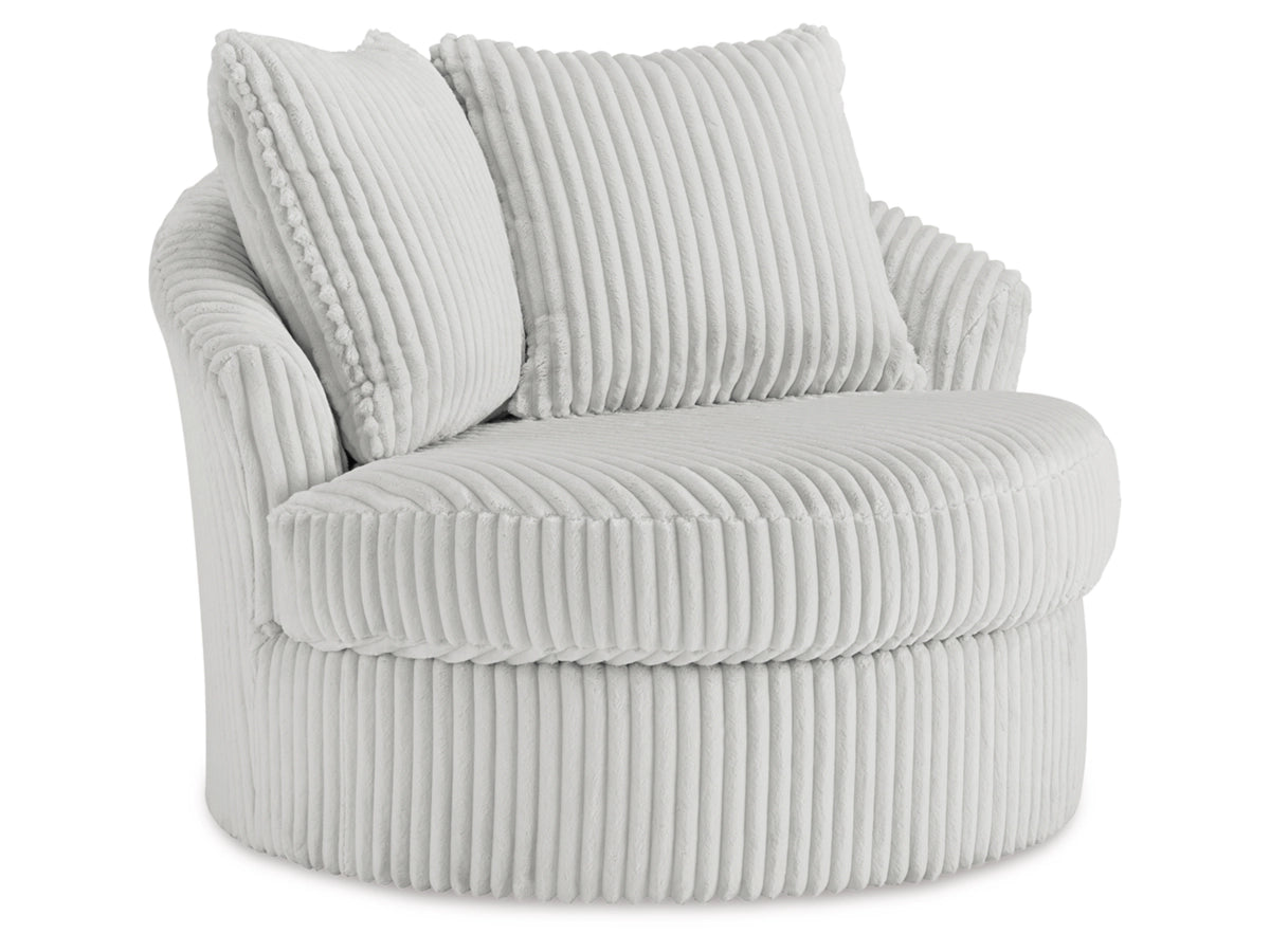 Gramwell Swivel Accent Chair Alloy