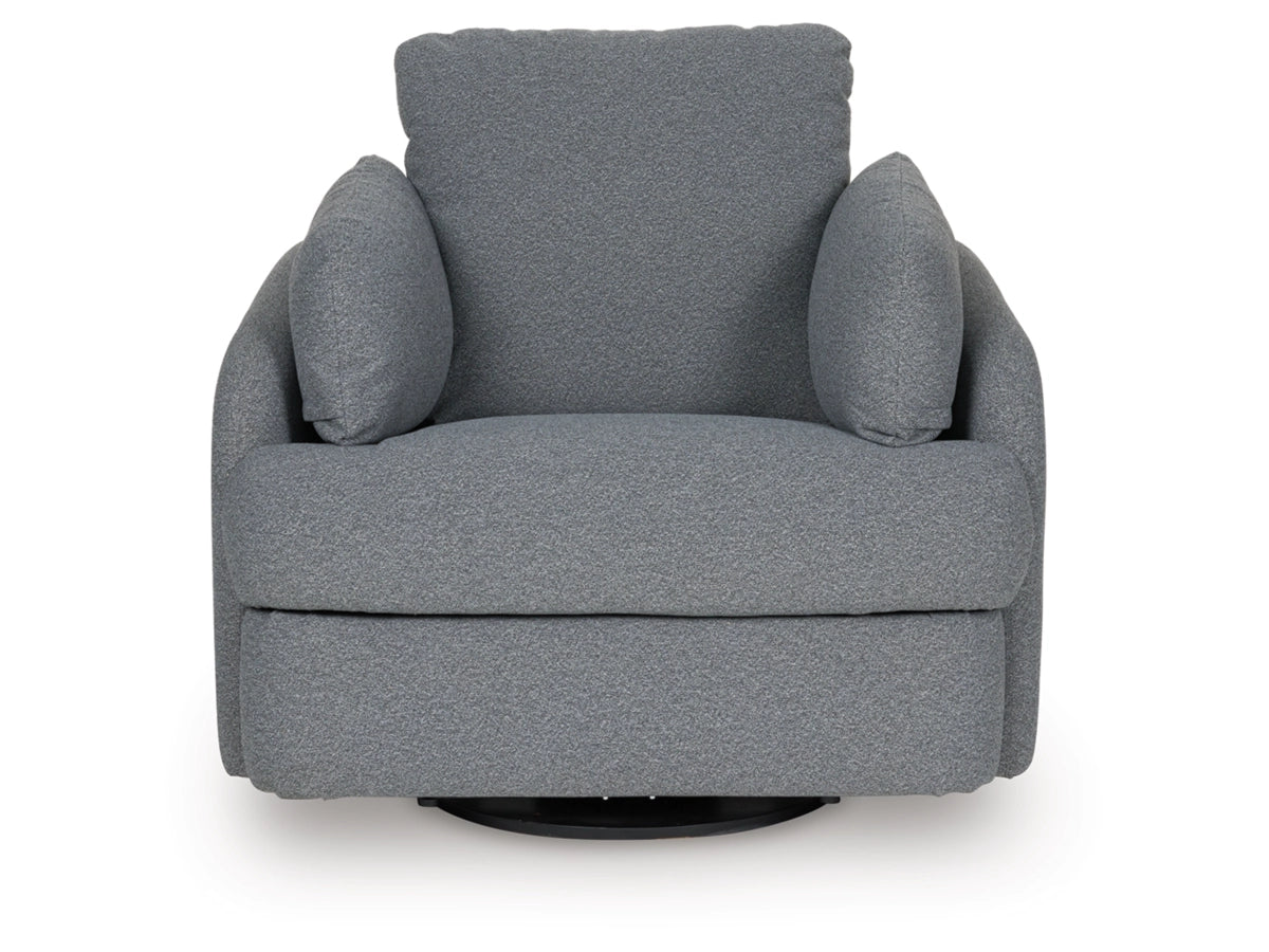 Alainmont Next-Gen Nuvella™ Performance Fabric Power Swivel Recliner Chair