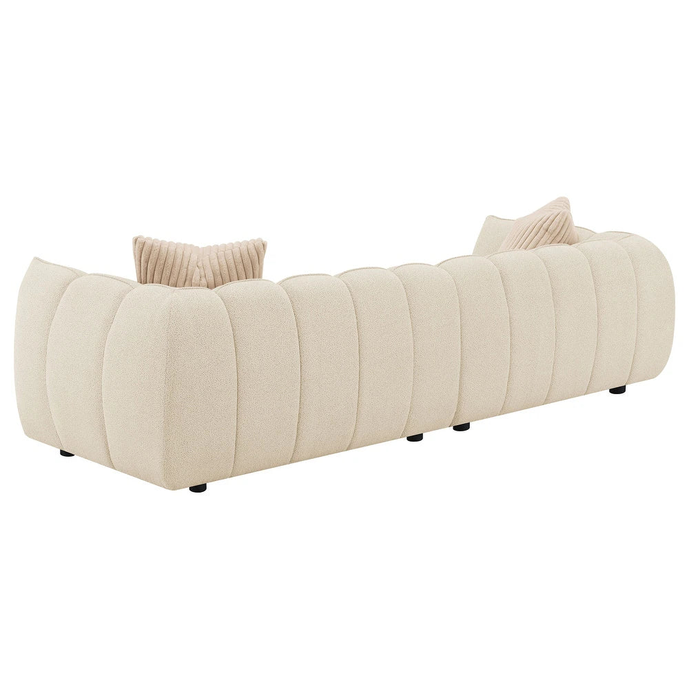 Winchester Boucle Upholstered Extra Long Sofa