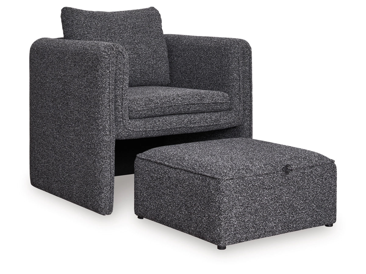 Vreni Accent Chair with Ottoman