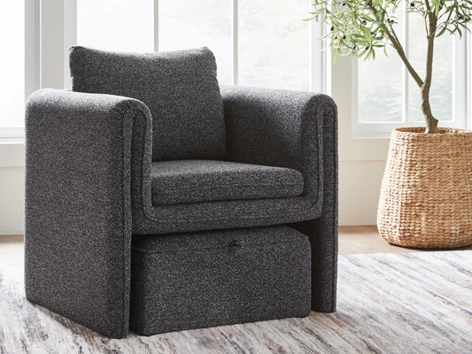 Vreni Accent Chair with Ottoman